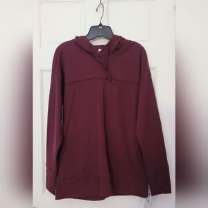 RBX Active Pullover Hoodie Sweatshirt Plum, Size S